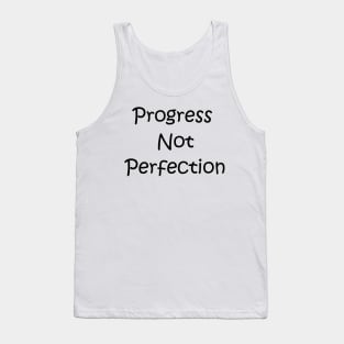 Progress Not Perfection Design from Alcoholics Anonymous Big Book Tank Top